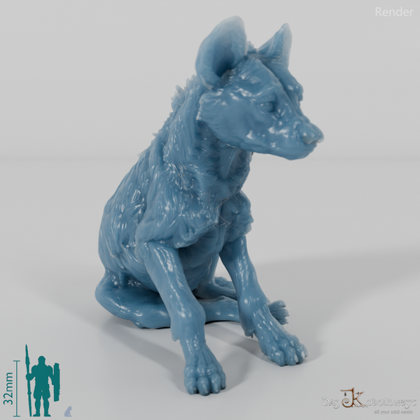 Hyena - Spotted Hyena Cub 01