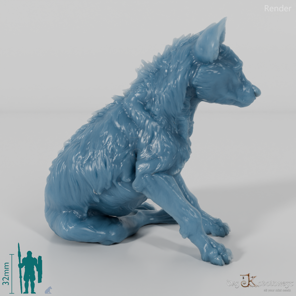 Hyena - Spotted Hyena Cub 01