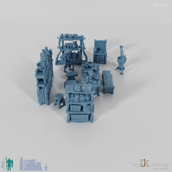 Dioramaset Zweites Halblingfrühstück