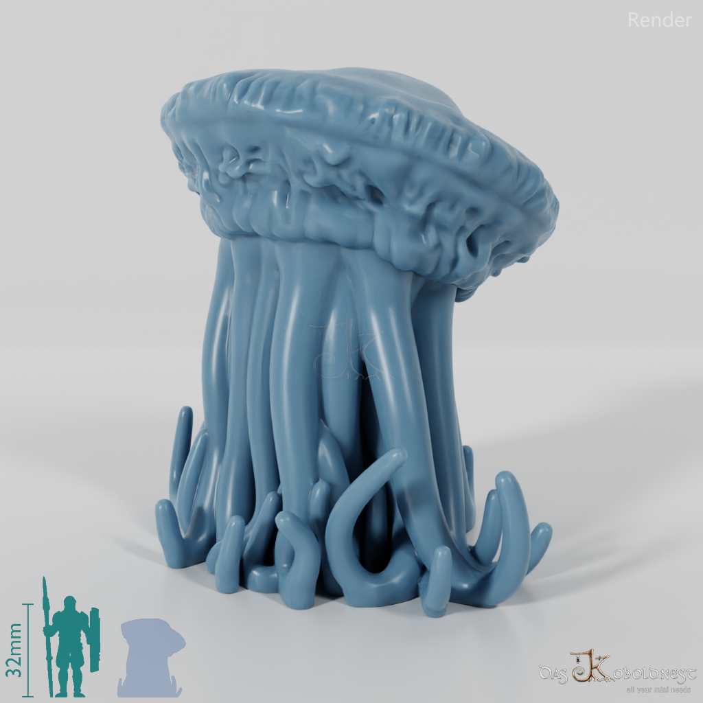 Jellyfish - Floating Giant Jellyfish 01