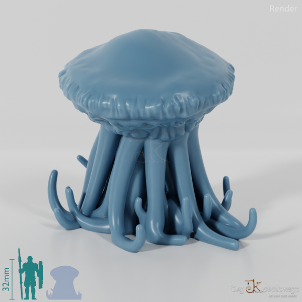 Jellyfish - Floating Giant Jellyfish 01