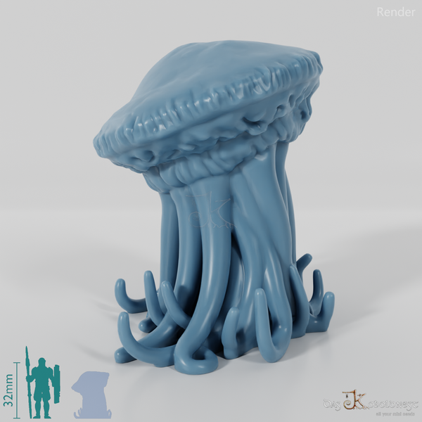 Jellyfish - Floating Giant Jellyfish 01