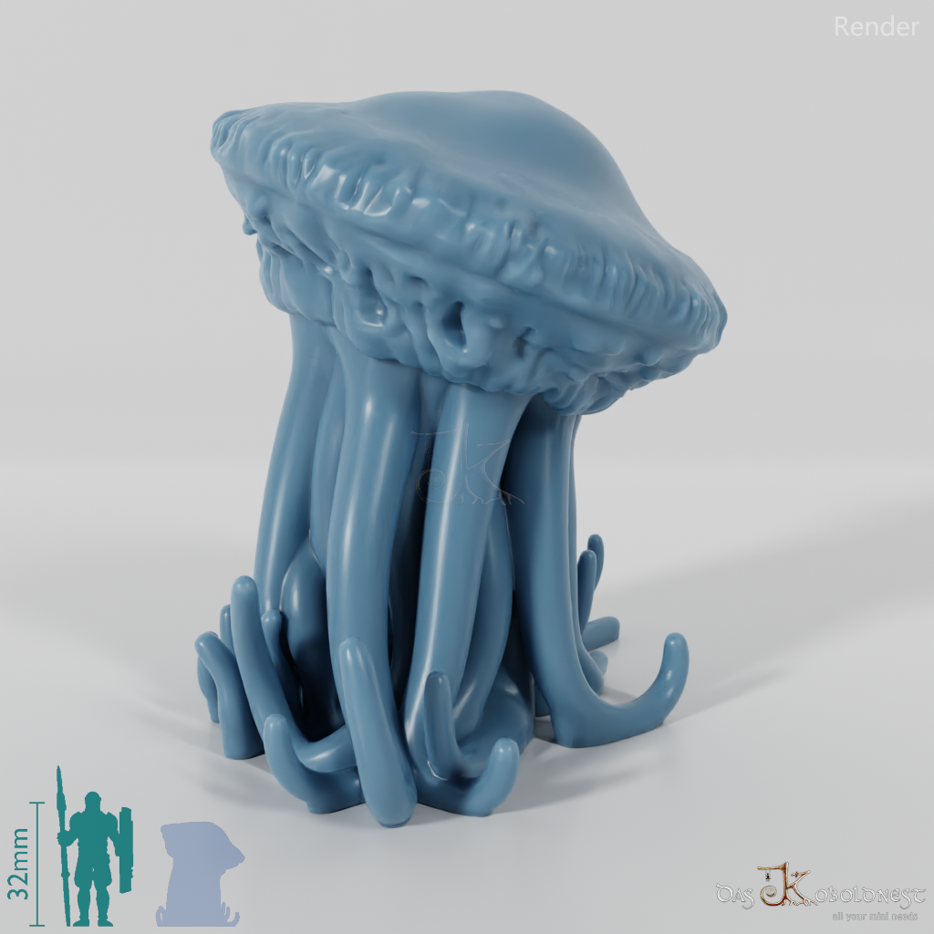 Jellyfish - Floating Giant Jellyfish 01