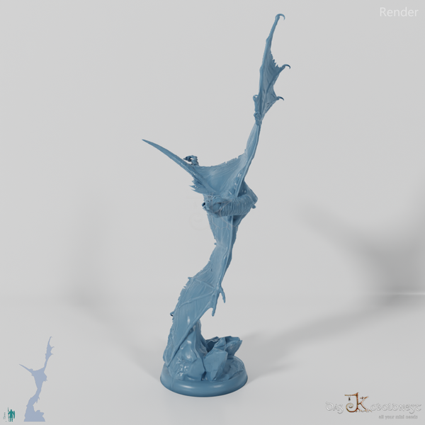 Winged creature with dark rider