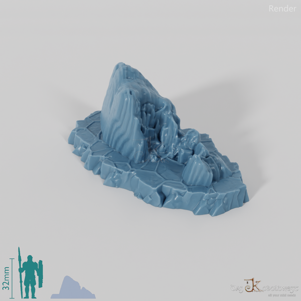 Acid-eroded boulders