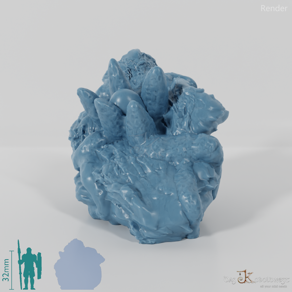 Tentakelige organische Masse