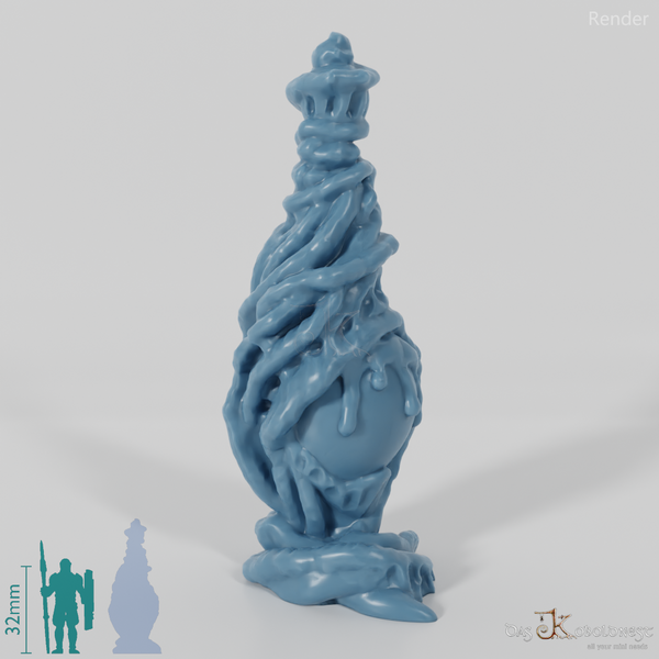 Säulenförmige organische Masse