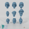 Space Soldiers - Infantry Heads Complete Set