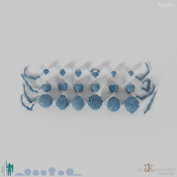 Spinne - Riesige Waldspinnen (Modular) - Komplettset