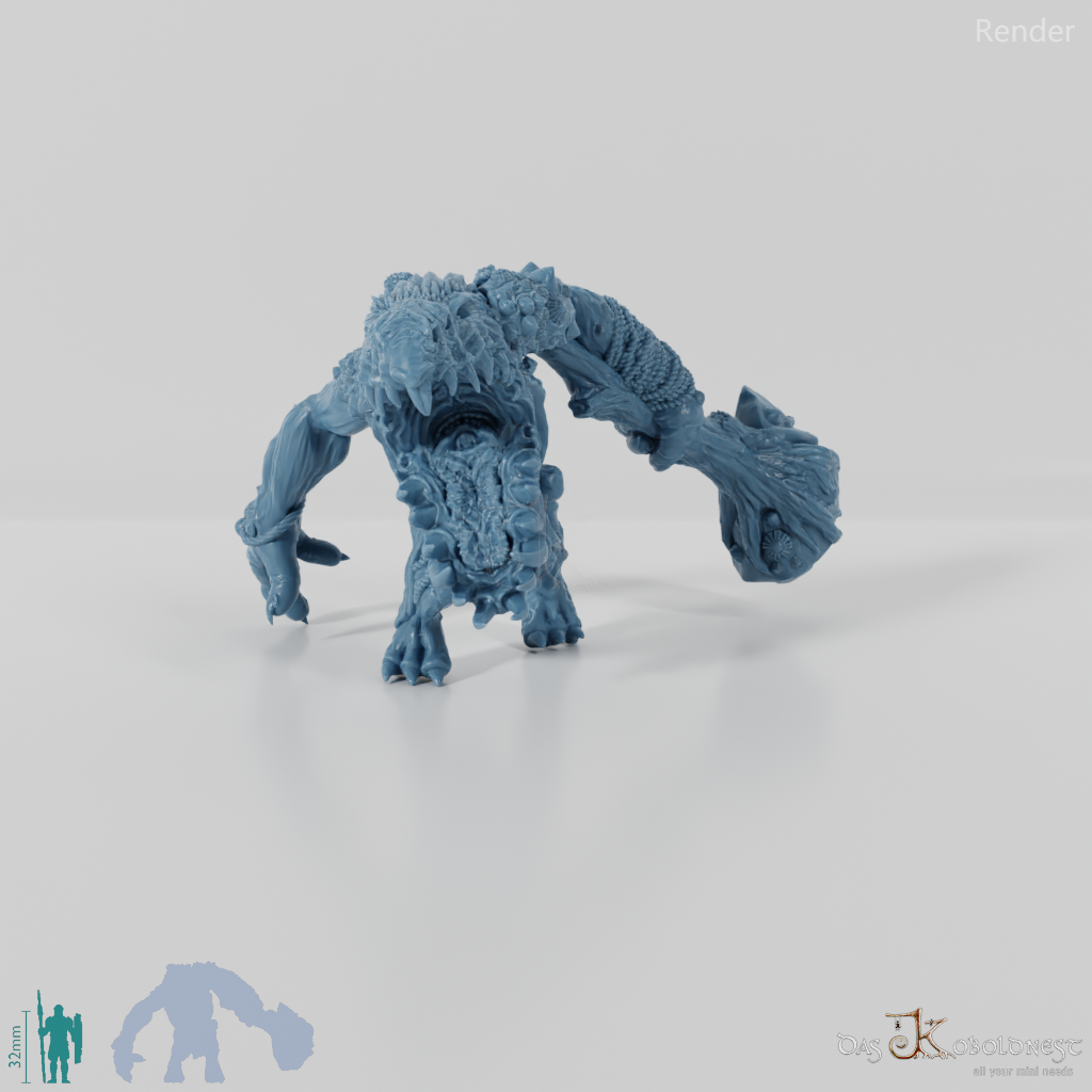 Raging fjord troll