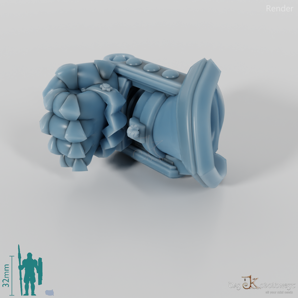 Valiant Hero - Weapon - Arm Cannon Open