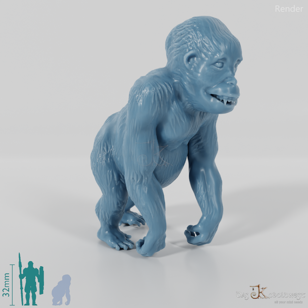 Gigantopithecus blacki 06 (juvenile) - JJP