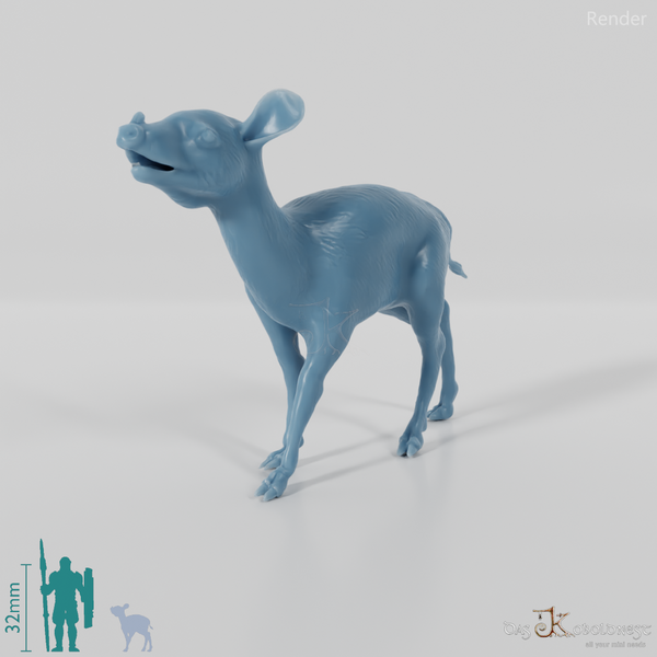 Synthetoceras tricornatus 07 (Jungtier) - JJP