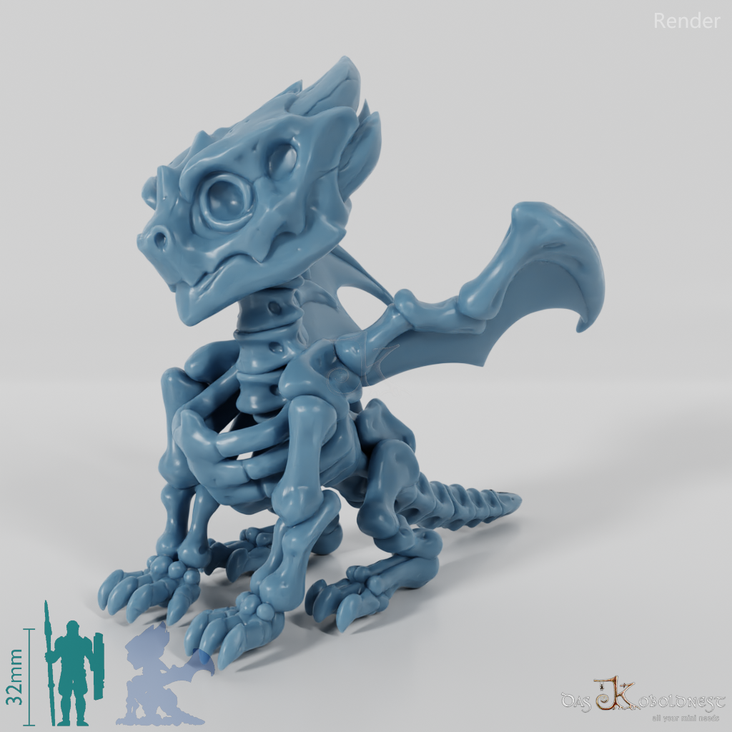 Dragon - Baby Skeleton Dragon 03