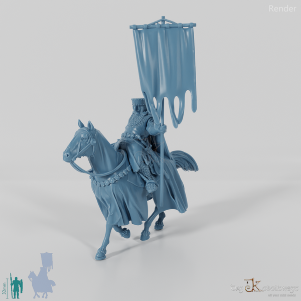 Ritter - Berittener Bannerträger 01