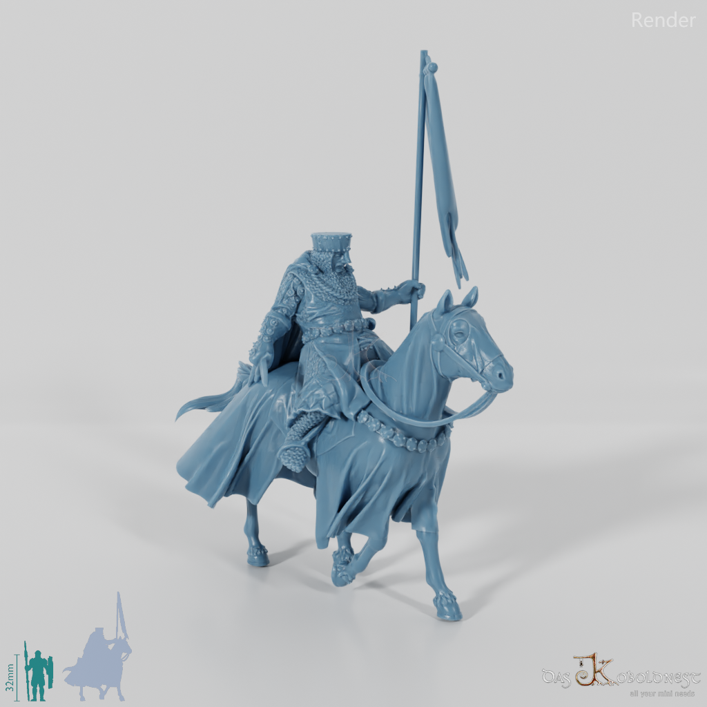 Knight - Mounted Banner Bearer 01