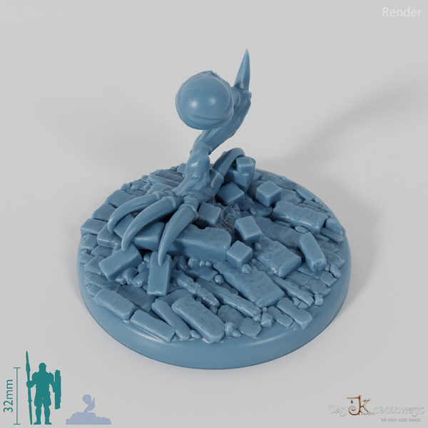 Goblin Trollhound Leg (Right) with Base 1