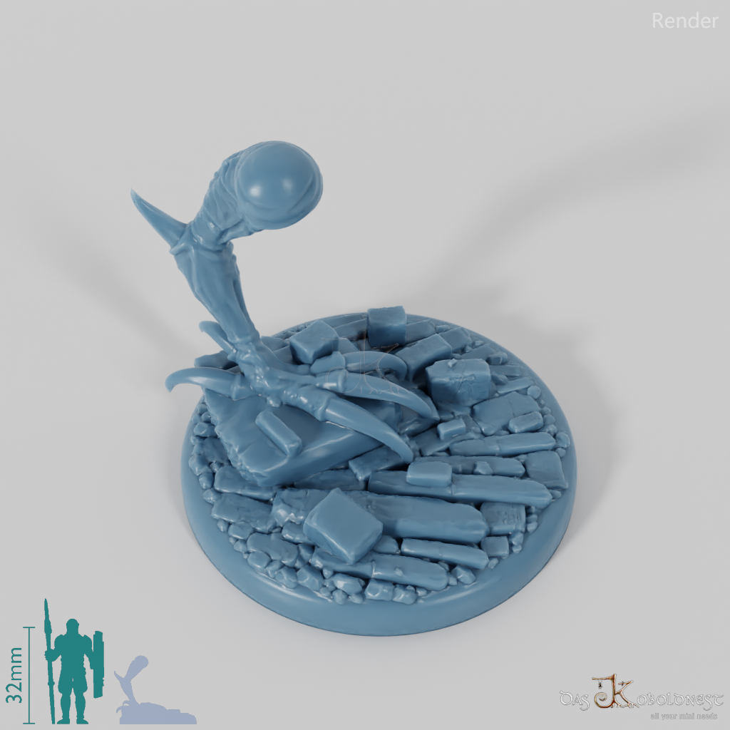 Goblin Trollhound Leg (Left) with Base 3