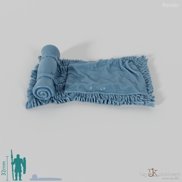 Schlafstätte - Schlafstelle mit Deckenrolle