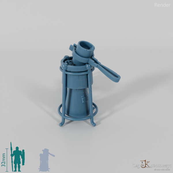 Bell foundry - forging furnace with bellows