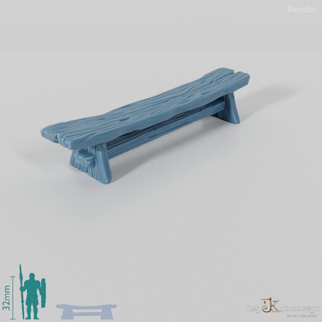Bench - wooden bench
