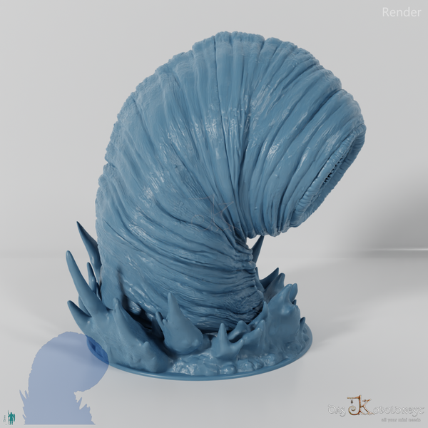 Gigantic desert worm