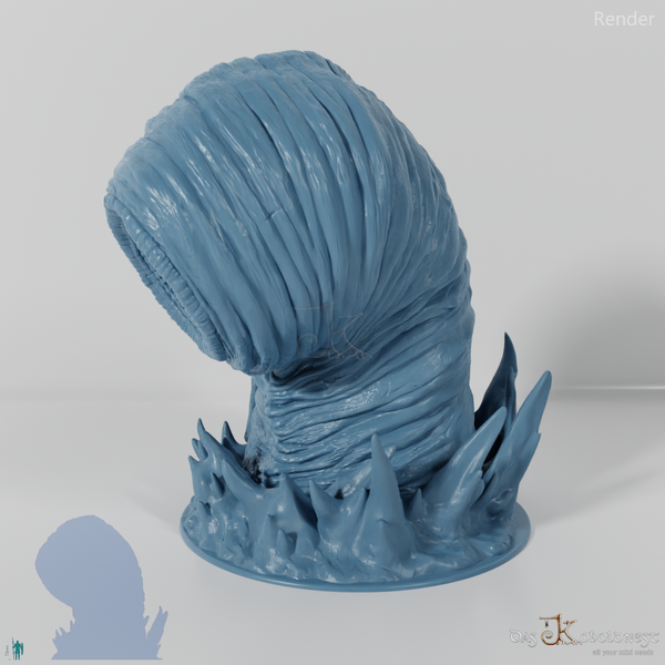 Gigantic desert worm