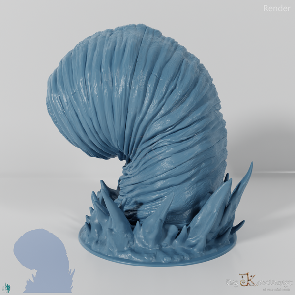 Gigantic desert worm