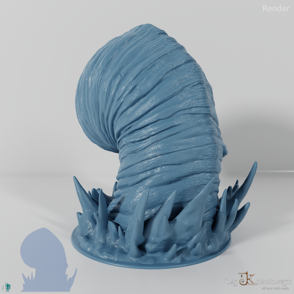 Gigantic desert worm