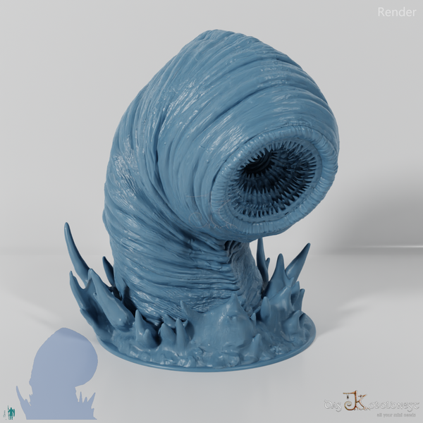 Gigantic desert worm