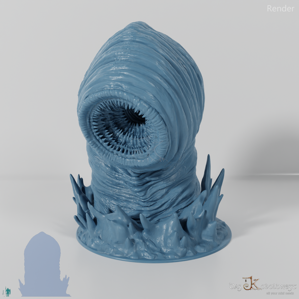 Gigantic desert worm