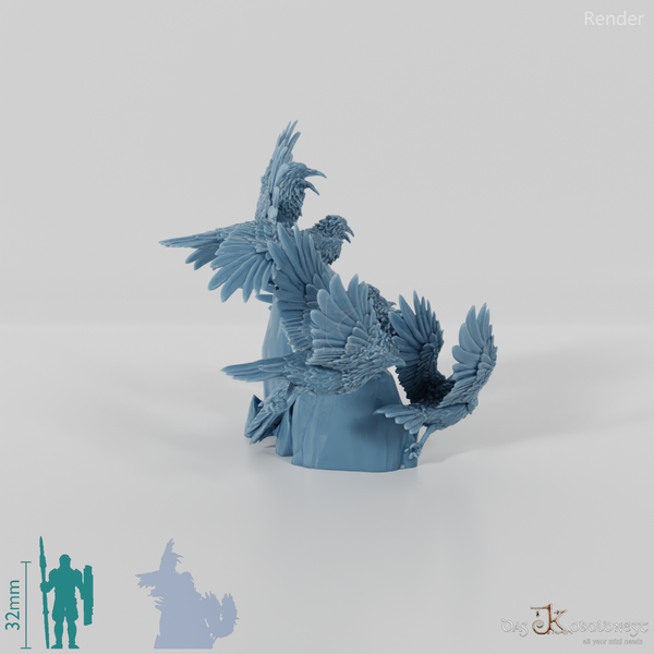 Rabe - Wilder Rabenschwarm 03