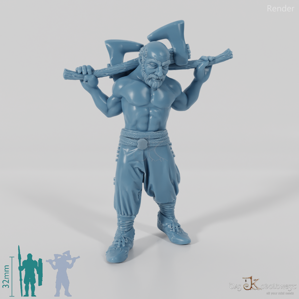 Nordischer Wasserträger, bewaffnet 2