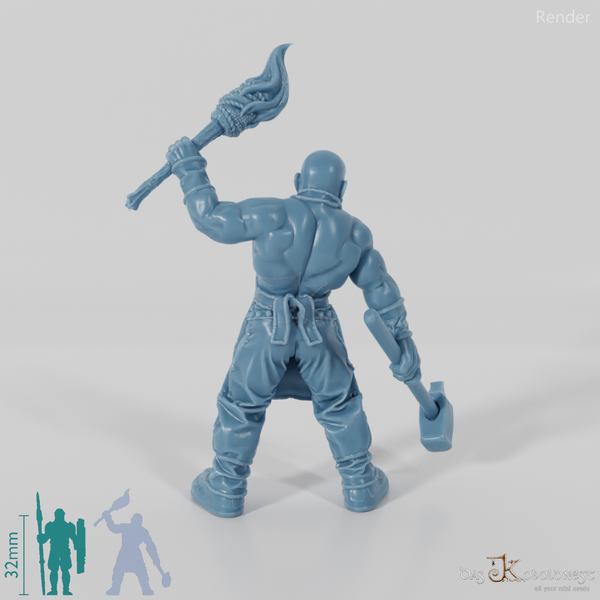 Nordischer Schmied, bewaffnet 2