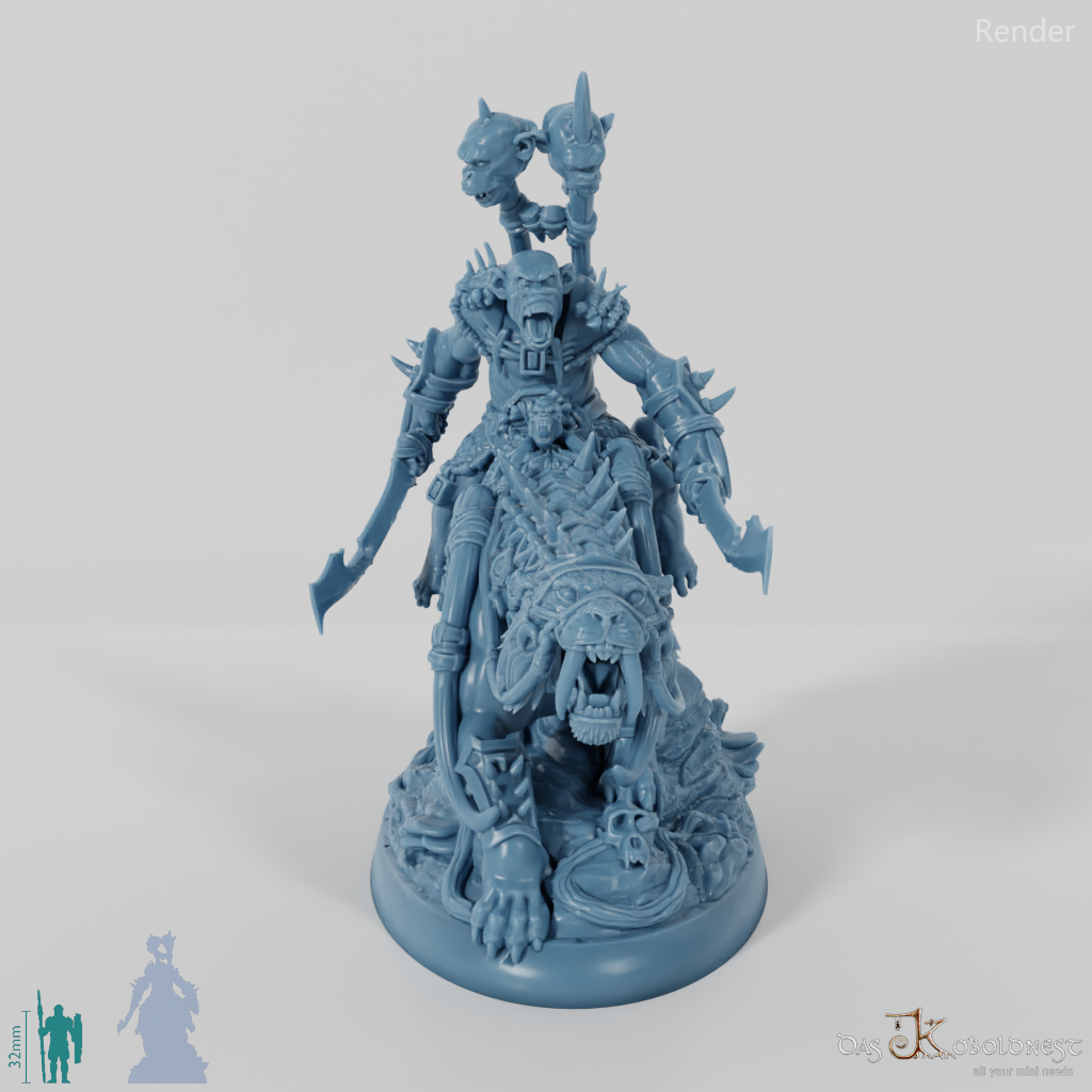 Bobokai Warlord 02 - Mounted