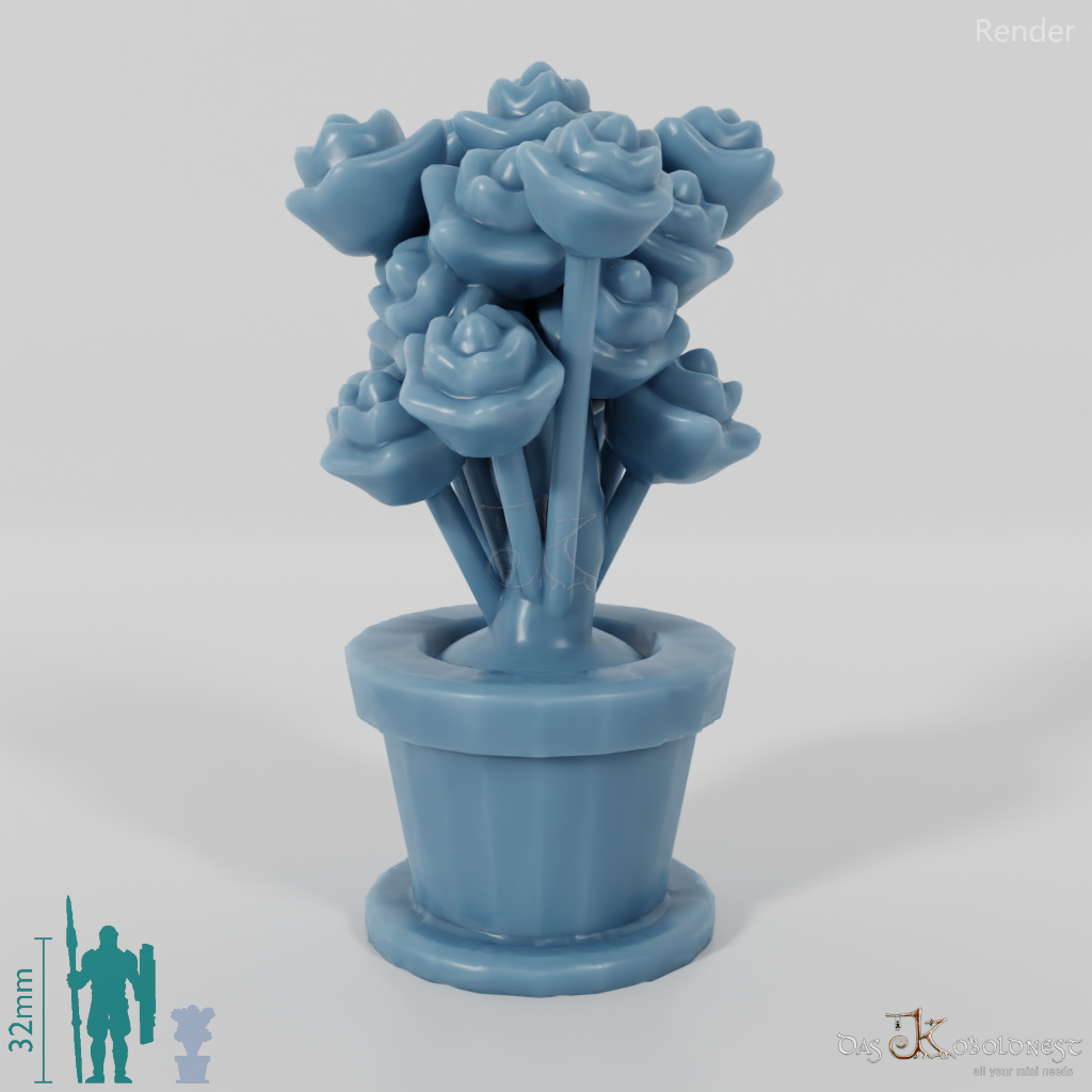 Potted plant - flower pot 02