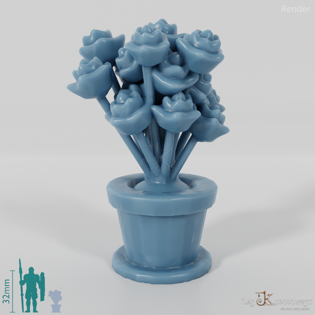 Potted plant - flower pot 02