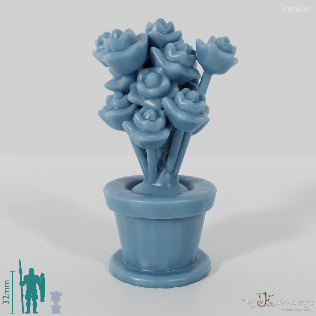 Potted plant - flower pot 02
