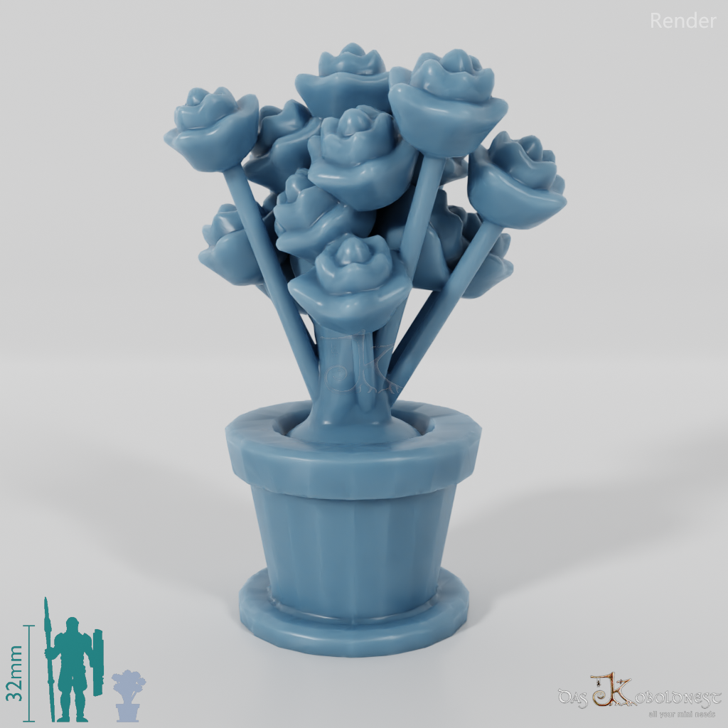 Potted plant - flower pot 02