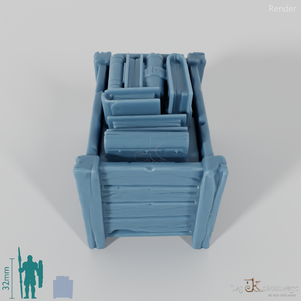 Box - Large transport box with books 01