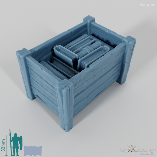 Kiste - Große Transportkiste mit Büchern 02