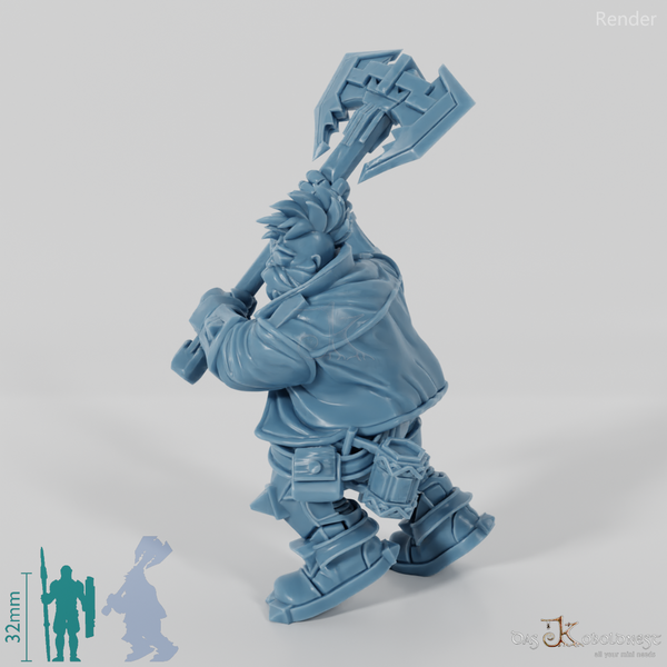 Khazaroth Empire - Brawler with Ax 10