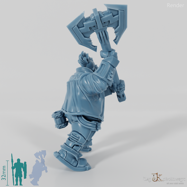Khazaroth Empire - Brawler with Ax 10