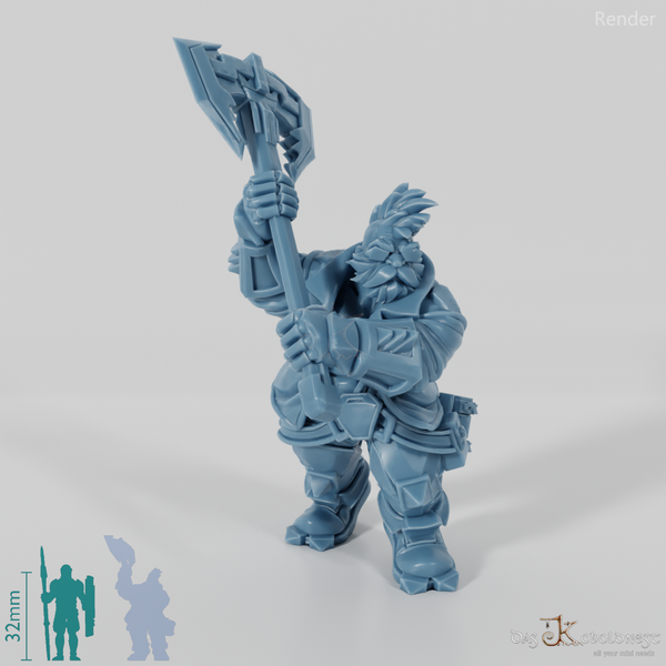 Khazaroth Empire - Brawler with Ax 10