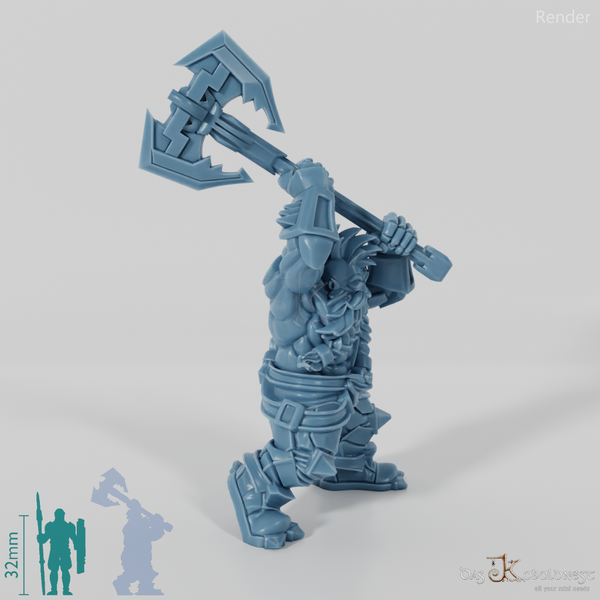 Khazaroth Empire - Brawler with Ax 01