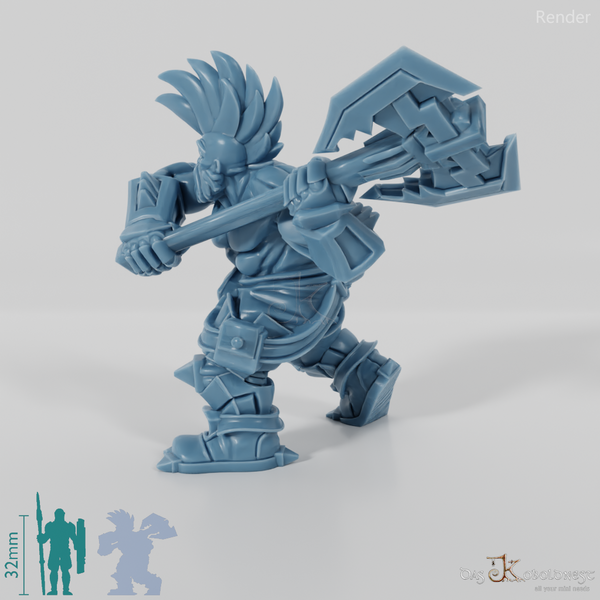 Khazaroth Empire - Brawler with Ax 04