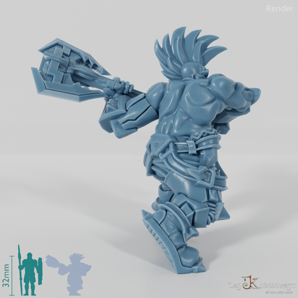 Khazaroth Empire - Brawler with Ax 04