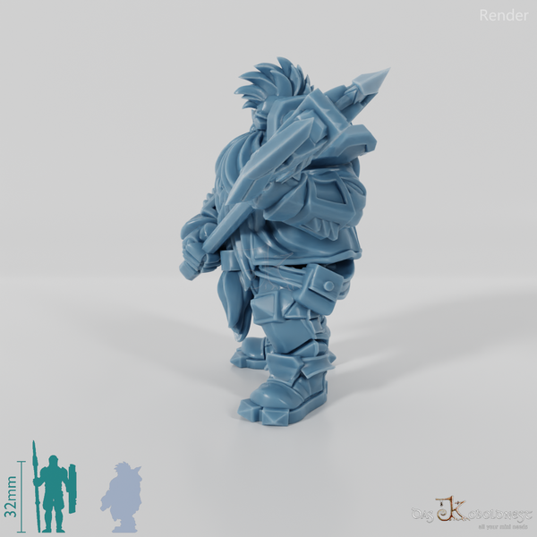 Khazaroth Empire - Brawler with Ax 05