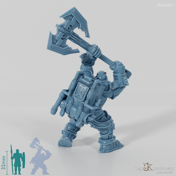 Khazaroth Empire - Brawler with Ax 06