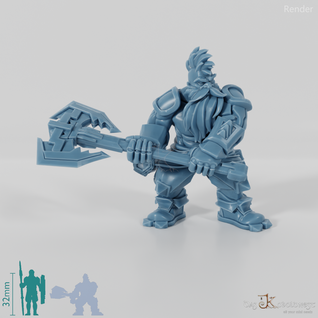 Khazaroth Empire - Brawler with Ax 08